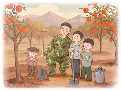 我父亲的果园带我们