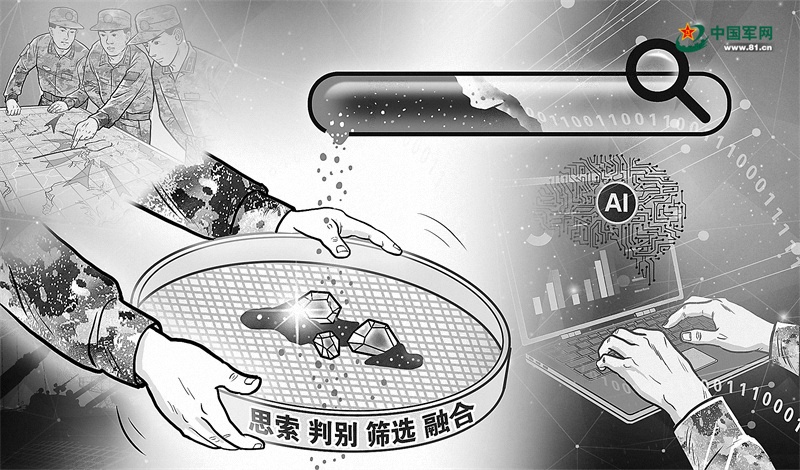 面对各种大量信息，您应该“搜索”和“思考”