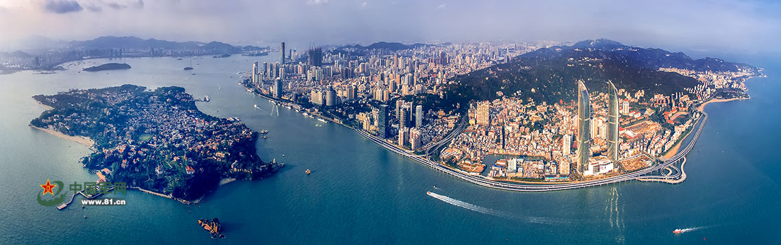 厦门全景.