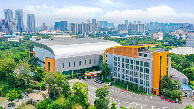 成都市全国重点乒乓球运动学校体育馆