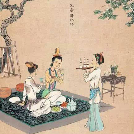 穿针乞巧
