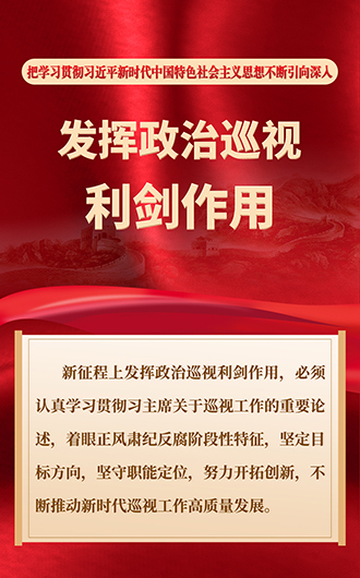 发挥政治巡视利剑作用
