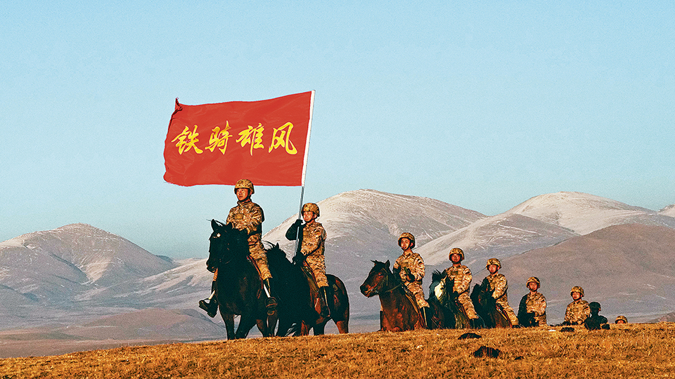 马蹄声声，踏碎高原冰雪