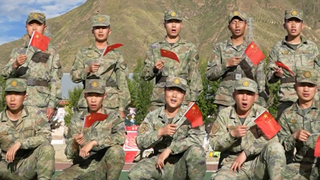 国庆节子弟兵齐唱我和我的祖国