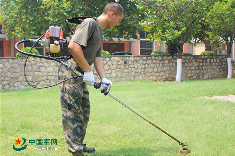 披日挥锄军校的草场摇身变为火热练兵场