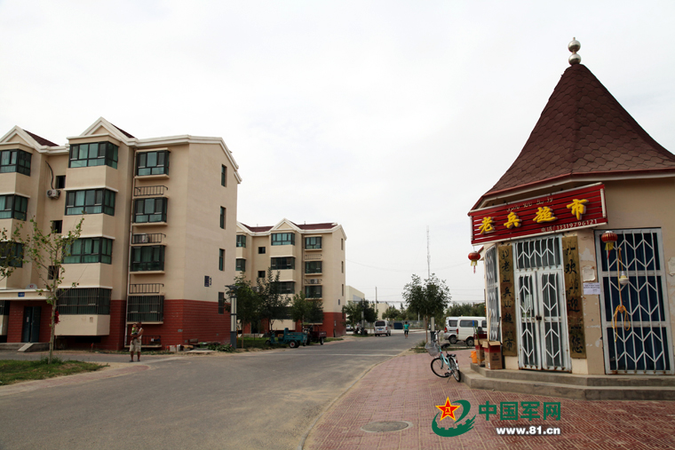 如今的47团整洁漂亮.中国军网记者 刘妍 摄