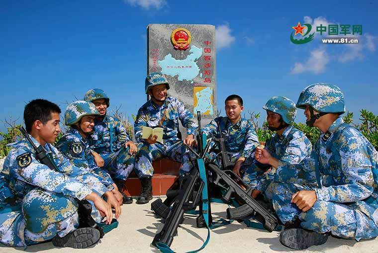 西沙守备部队官兵忆传统话使命