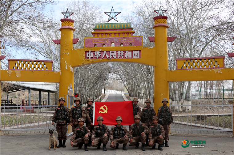 新疆军区某边防团利用13处红色资源深化党史学习教育