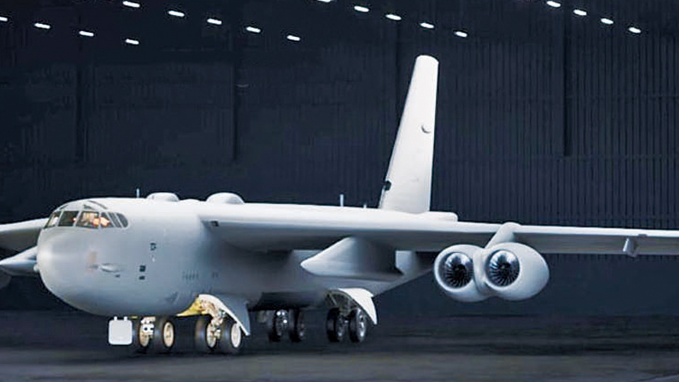 美国b-52h"同温层堡垒"战略轰炸机升级方案曝光
