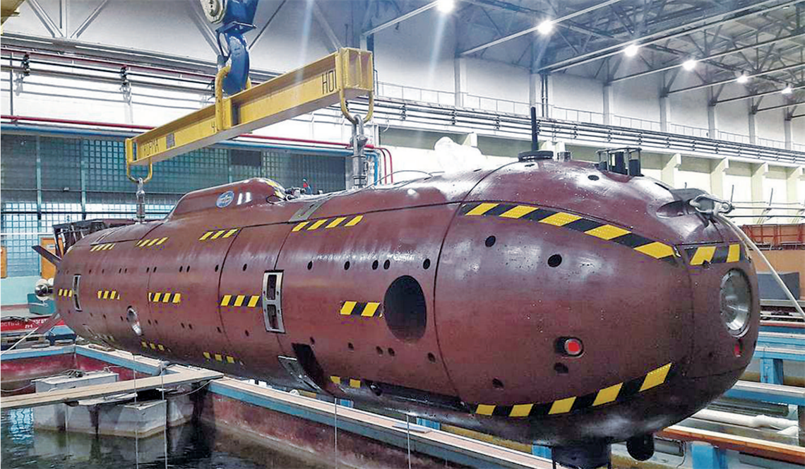 俄在远东测试新型无人潜航器