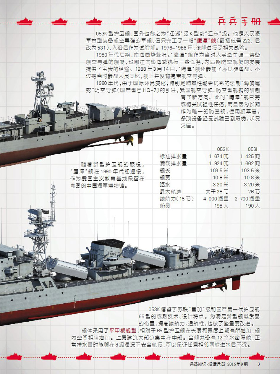 空海小兄弟—053k/h护卫舰