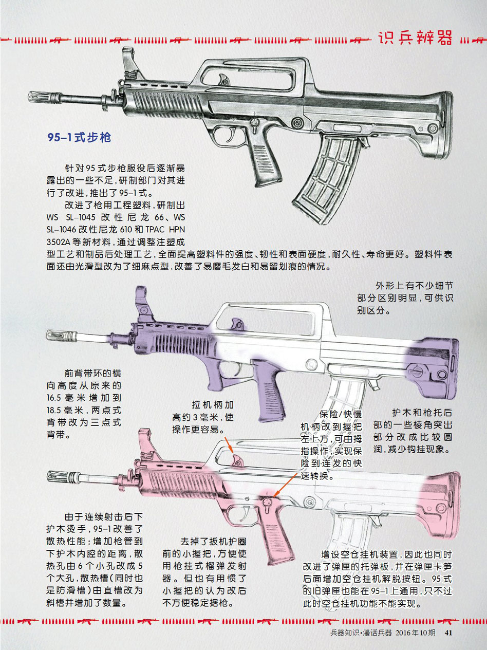 中国95系列无托枪