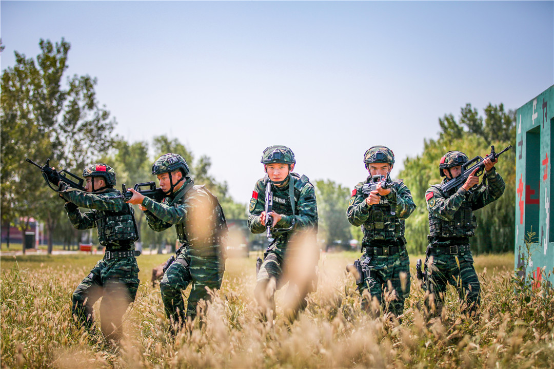 武警第一机动总队某支队开展实战化训练