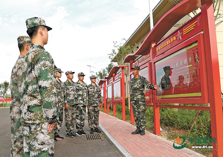 河北省沧州军分区组织预定新兵开展党史学习教育和队列训练