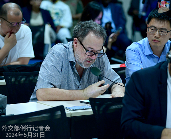 2024年5月31日外交部发言人毛宁主持例行记者会 - 中国军网