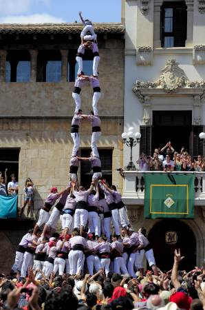 西班牙"叠罗汉"大赛