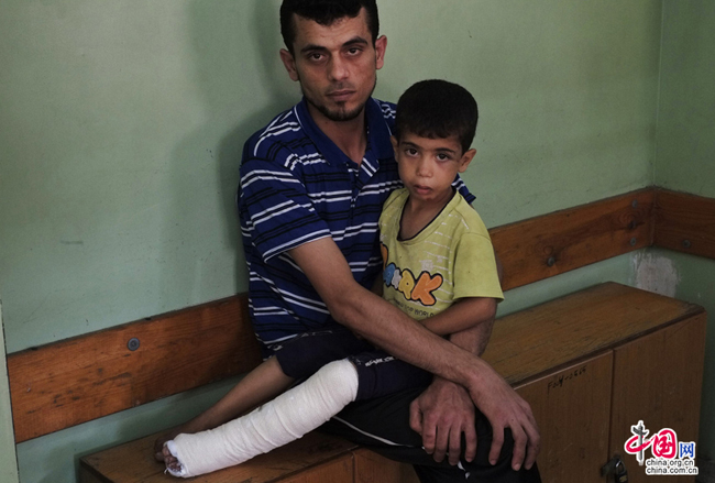 战乱下的加沙巴勒斯坦儿童组图