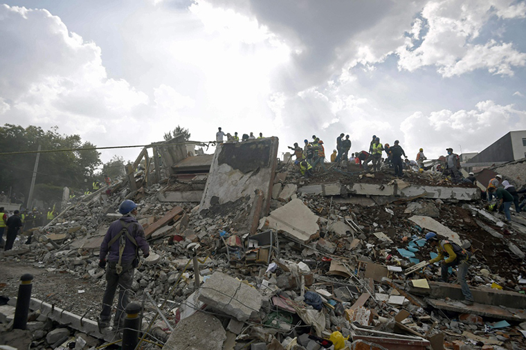 墨西哥中部地震遇难人数升至120人