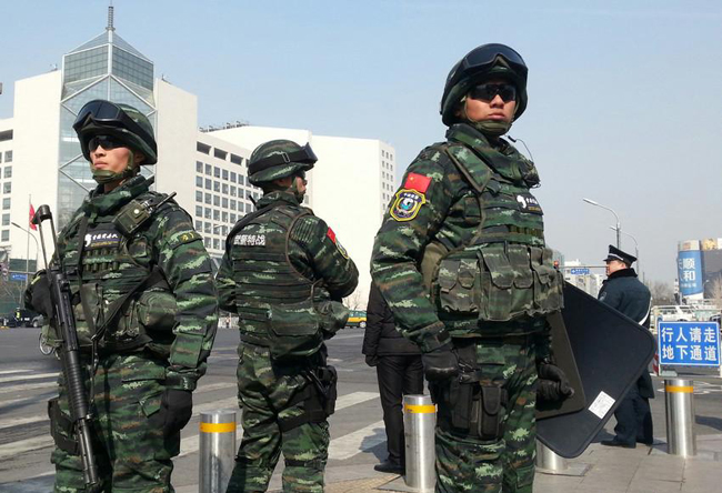 北京武警 雪豹突击队图片