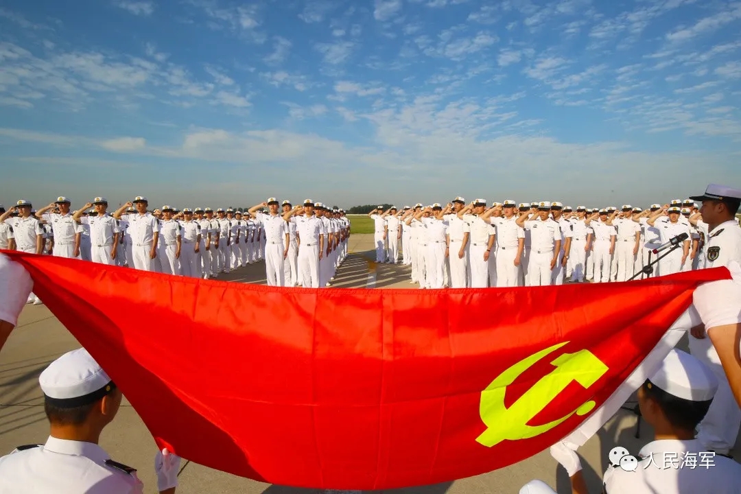中国共产党百年华诞,人民海军五大兵种为党庆生!