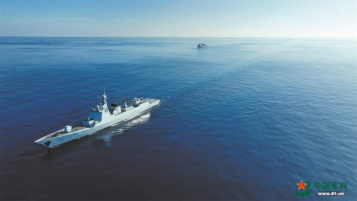 远海砺剑淬锋芒海军第四十一批护航编队协同训练掠影