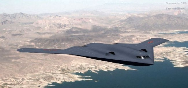 网友作品:中国空军未来隐身轰炸机超酷方案