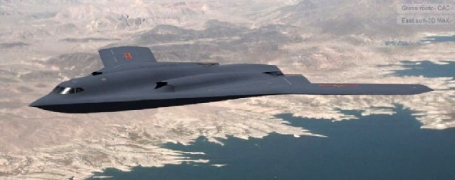 网友作品中国空军未来隐身轰炸机超酷方案