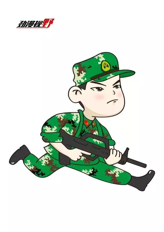 军营漫画家免费帮您订制武警元素头像!