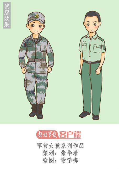 漫画兵哥哥的军装时尚夏季篇