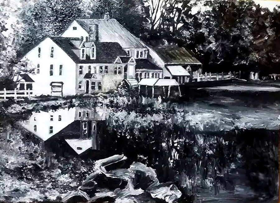 女画家田迎人油画作品赏析