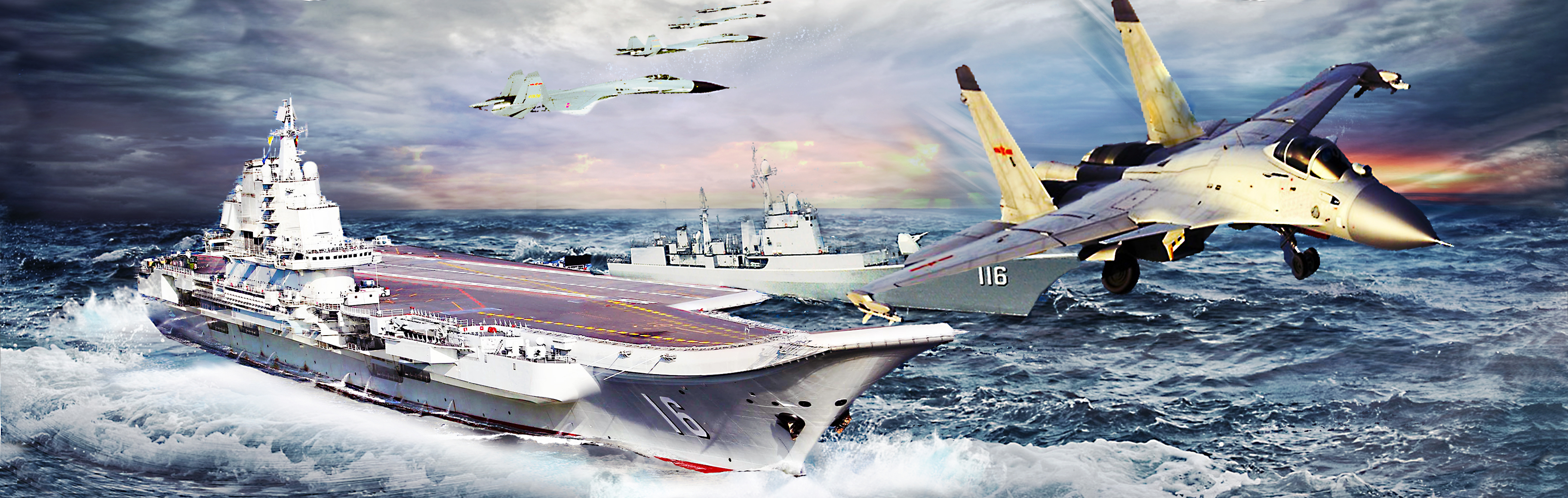 辽宁舰高清壁纸,值得拥有!