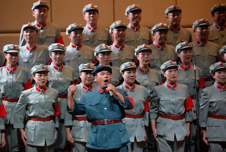 "画说长征"丨山歌里的长征 - 中国军网