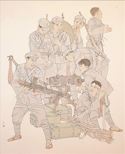 好家伙(中国画)仓亭亭