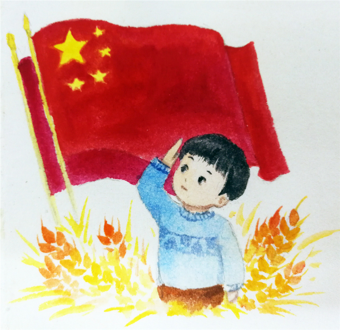 手绘|我与国旗有个约定 中国军网