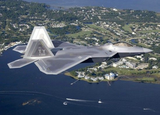 资料图:美军f22战机