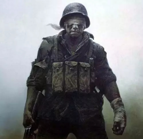 史光柱油画 边境自卫反击战中,有一次拔点战斗,战斗刚一打响,狡猾的