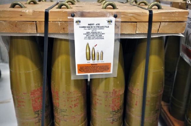 美军将销毁近80万枚化武炮弹