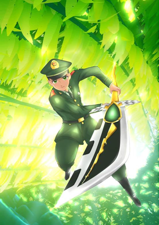 二次元幻彩军漫|强军,强军!三军将士用"霹雳旋风"为你点赞 - 中国军网