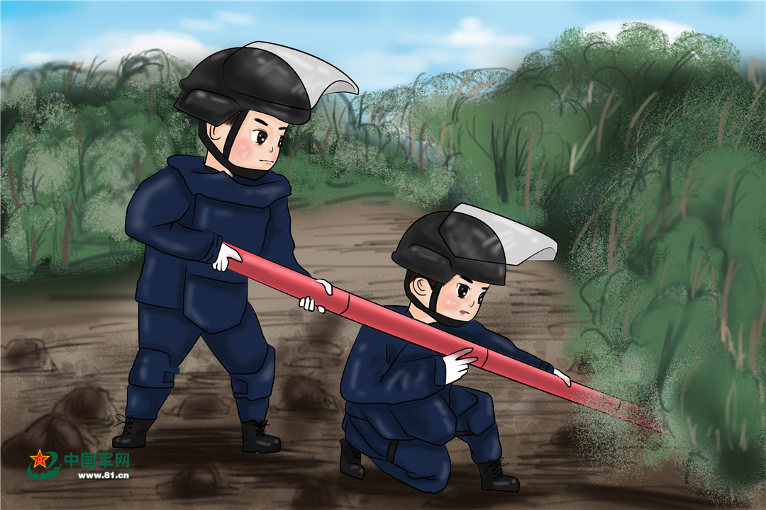 我和军队的不解之缘丨漫画:我是扫雷兵