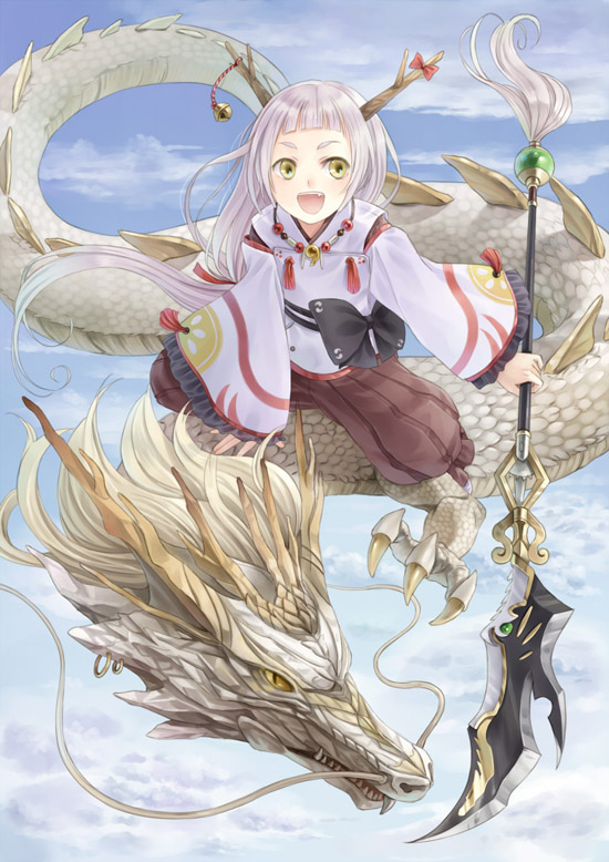 龙女贺新年 龙娘同人作品 - 中国军网