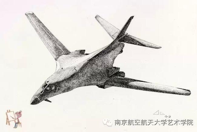 南航女生手绘飞机惊艳网友:"明星"战机受追捧