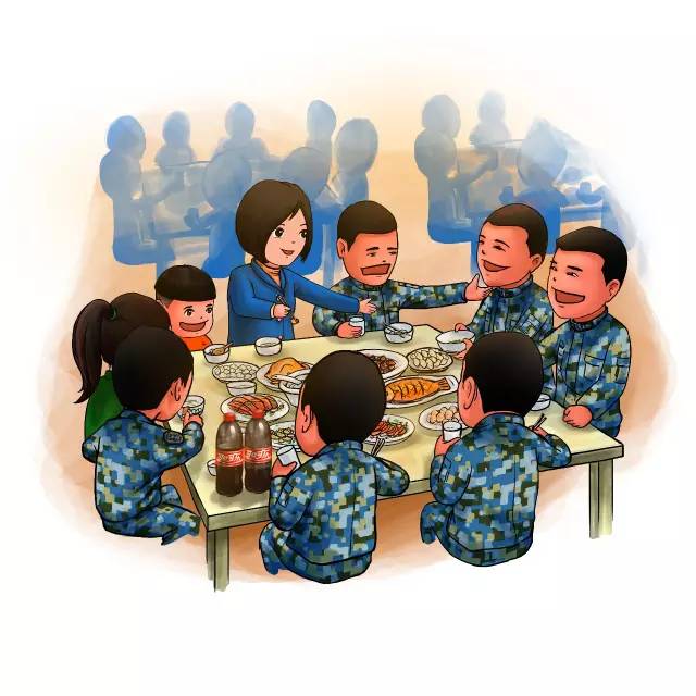 【萌漫】献给春节仍坚守岗位的战友