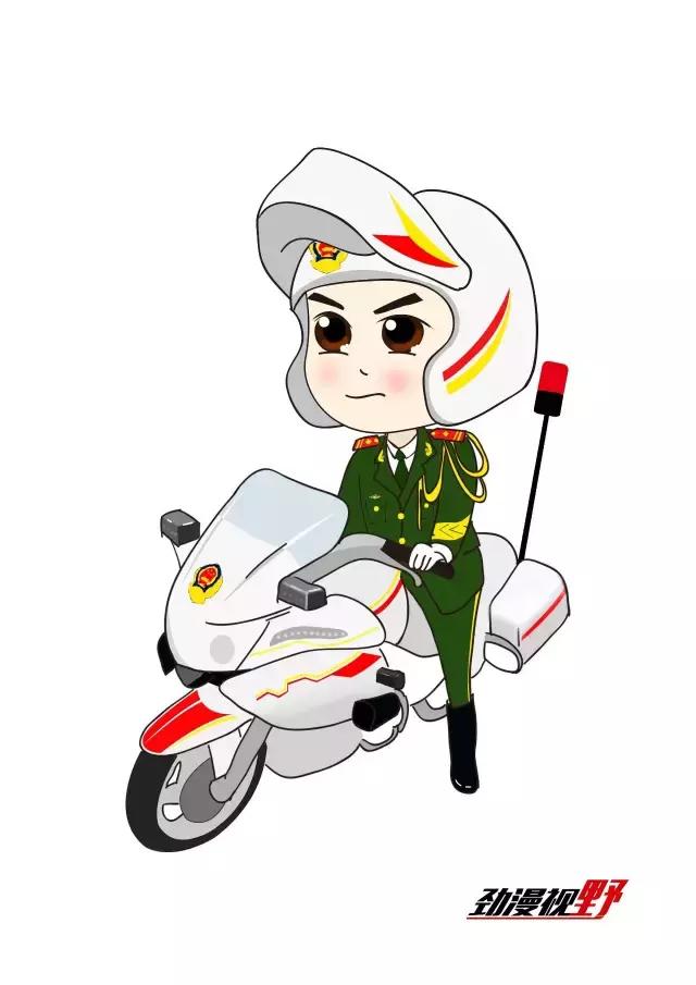 军营漫画家免费帮您订制武警元素头像