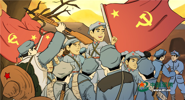 长征系列萌漫故事28直罗镇上设伏兵