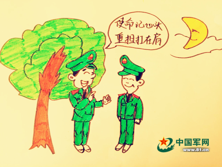 谈心是一场思想升华,官兵们把使命牢记心头,把重担扛在肩上.