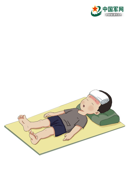 漫画丨夏季训练总受伤兵哥哥的伤病过关法来了