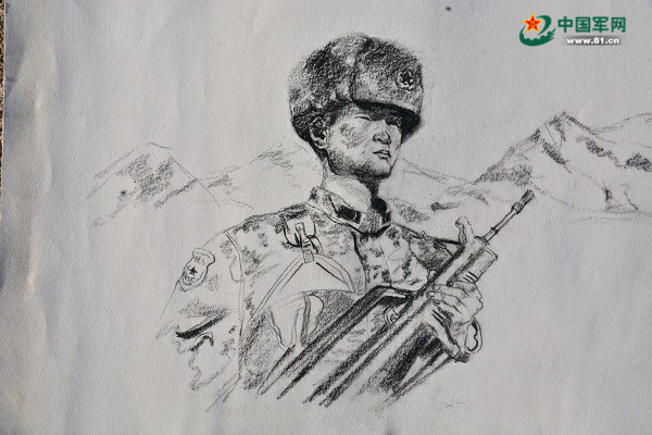 一组速写告诉你军人都有哪些优秀品质