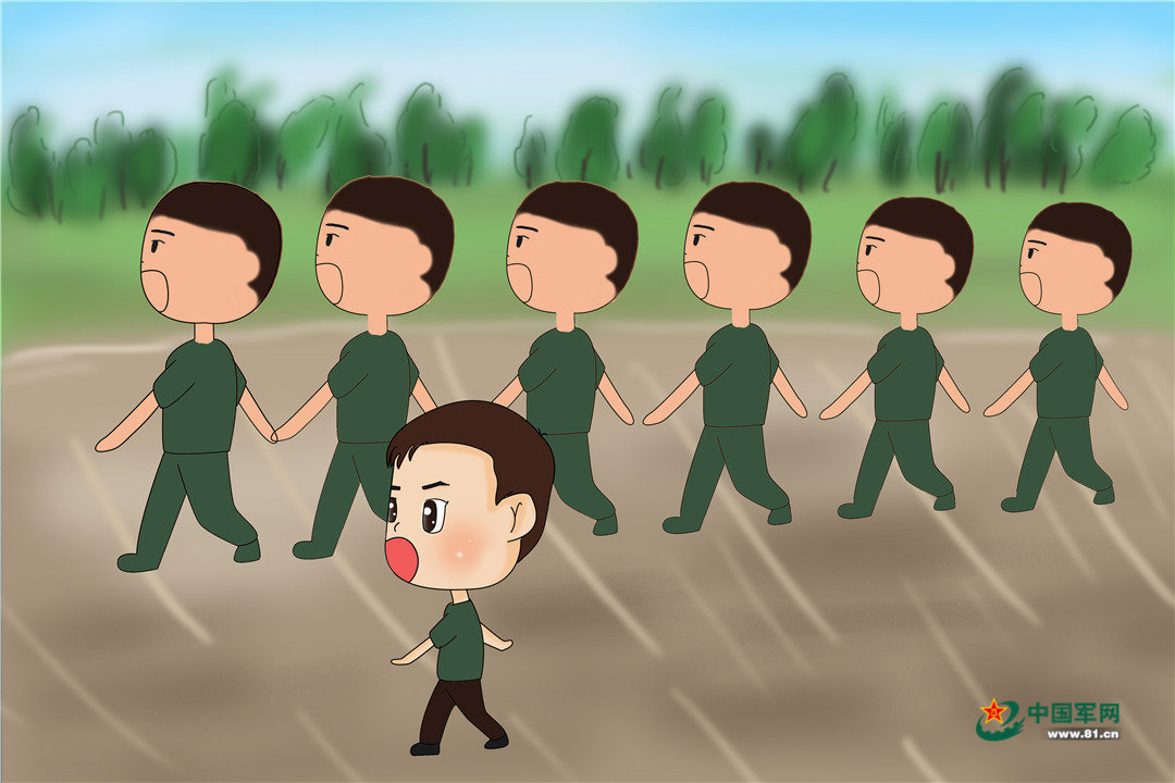 我和军队的不解之缘丨陆军战士创作43幅漫画记录军旅生涯