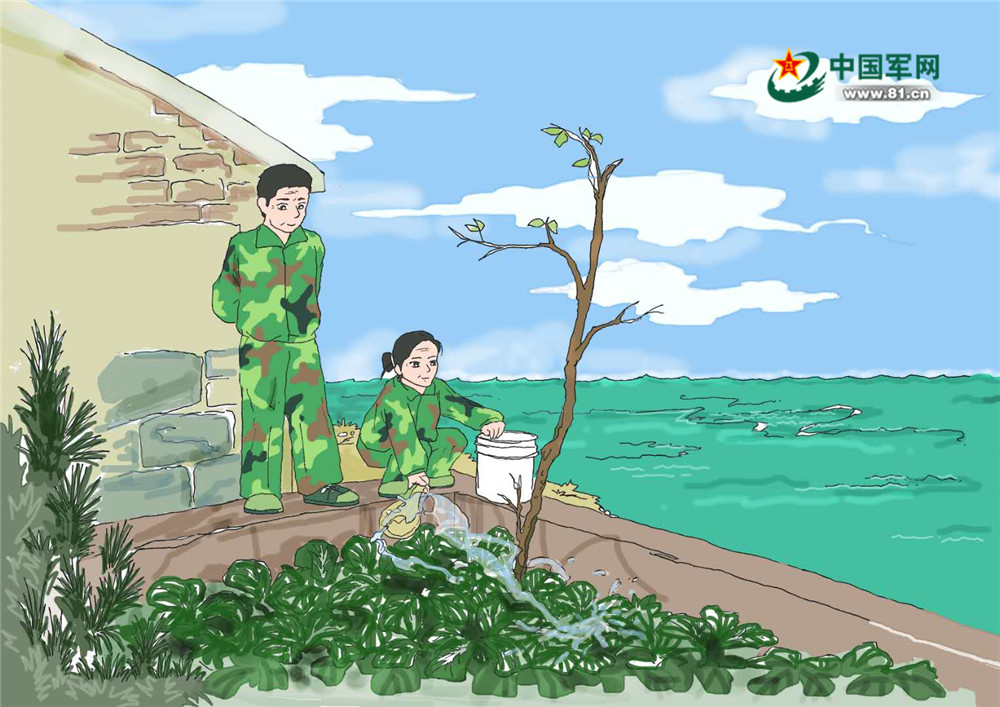 辉太萌|几幅漫画为你讲述王继才的守岛人生