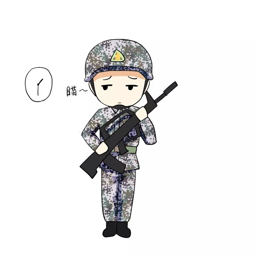 兵哥哥站岗时都在想些啥?